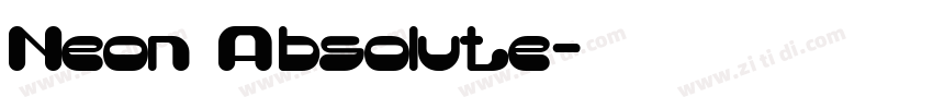 Neon Absolute字体转换